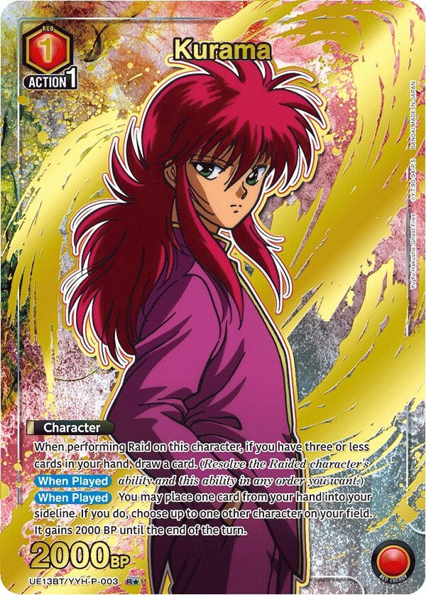 Image for Kurama (003) (R*) (UE13BT/YYH-P-003) (UE13BT) - Union Arena
