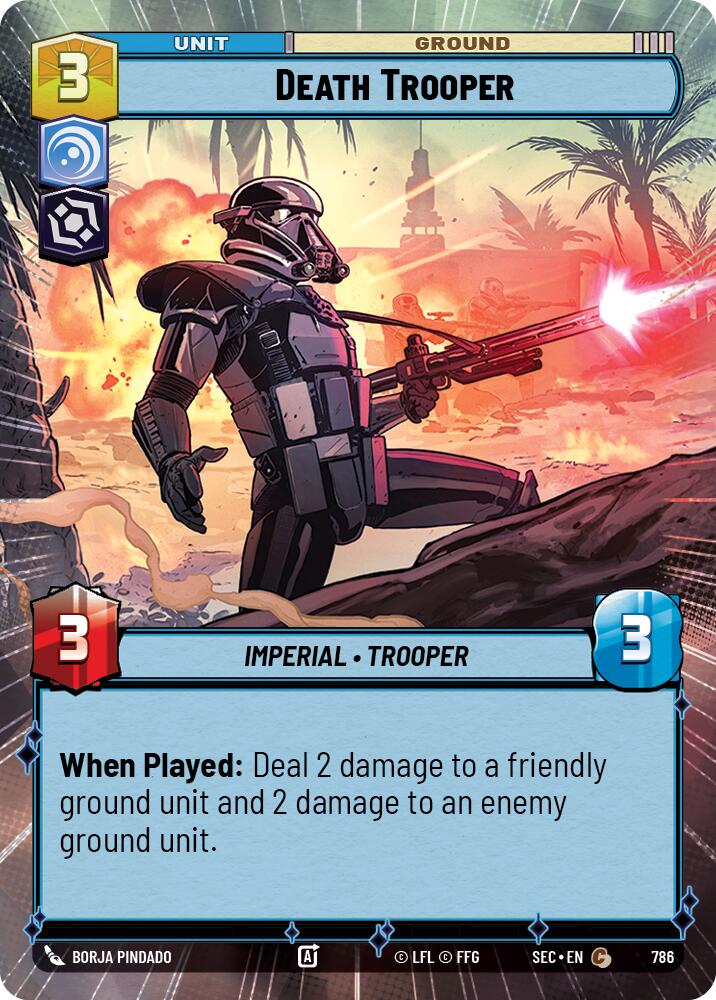 Death Trooper (786) (Feuille hyperspatiale) (786) [Secrets du Pouvoir]