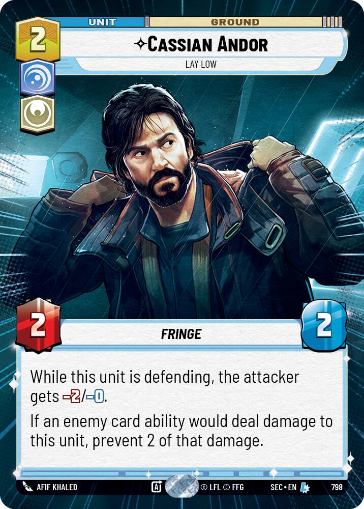 Cassian Andor - Rester discret (Hyperspace Foil) (798) (798) [Secrets of Power]