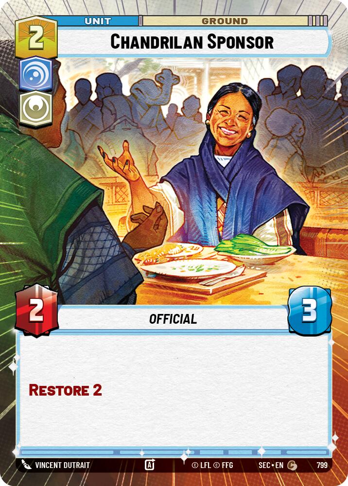 Parrain chandrilien (799) (Feuille d'hyperepsace) (799) [Secrets du Pouvoir]