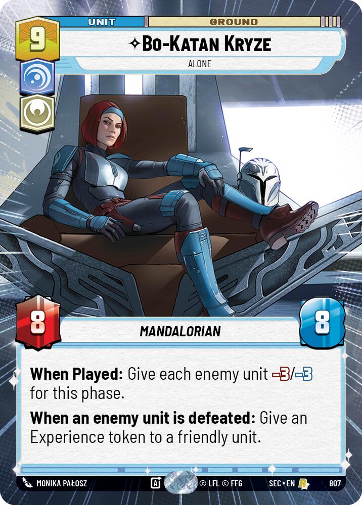 Bo-Katan Kryze - Katan Kryze (807) - Seule (Hyperspace Foil) (807) (807) [Secrets of Power]