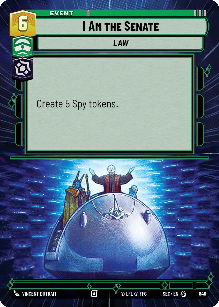 Je suis le Sénat (848) (Feuille d'hyperspace) (848) [Secrets du Pouvoir]