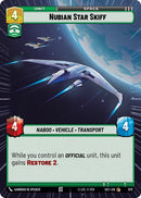 Skiff Stellaire Nubien (872) (Feuille Hyperspatiale) (872) [Secrets de Puissance]