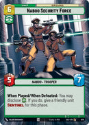 Force de sécurité de Naboo (876) (Hyperspace Foil) (876) [Secrets of Power]