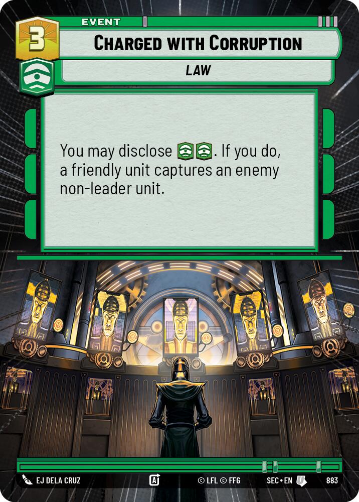Chargé de corruption (883) (Hyperspace Foil) (883) [Secrets du pouvoir]