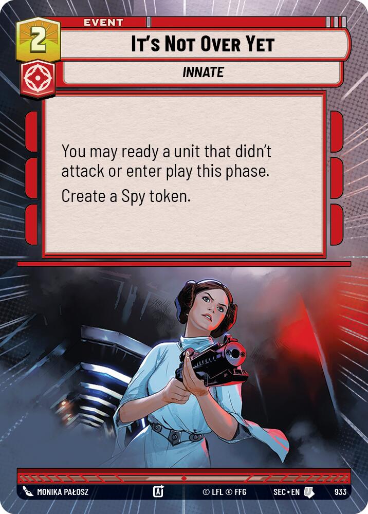 Ce n'est pas encore fini (933) (Hyperspace Foil) (933) [Secrets of Power]