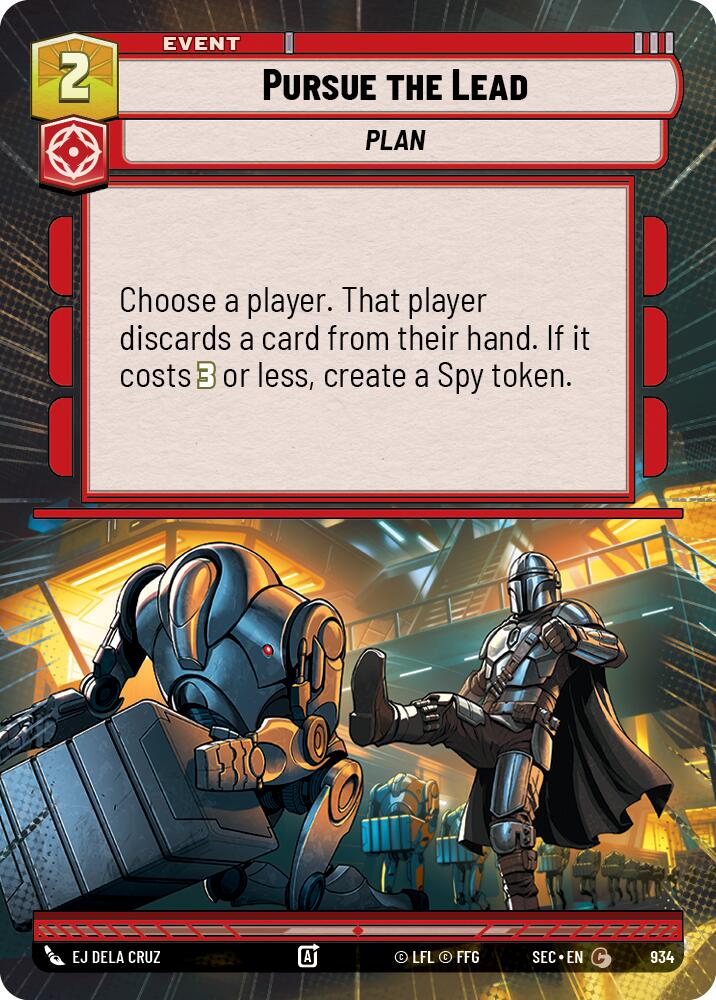 Mener la Piste (934) (Hyperspace Foil) (934) [Secrets of Power]
