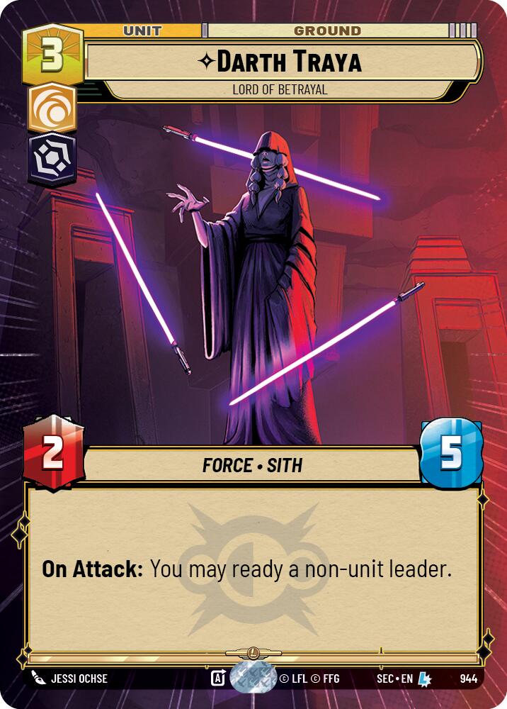 Darth Traya - Seigneur de la Trahison (Hyperspace Foil) (944) (944) [Secrets de Pouvoir]