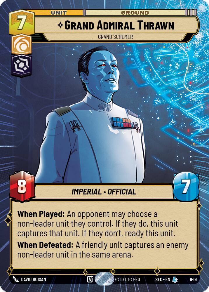 Grand Amiral Thrawn - Grand Stratège (Hyperspace Foil) (949) (949) [Secrets de Pouvoir]