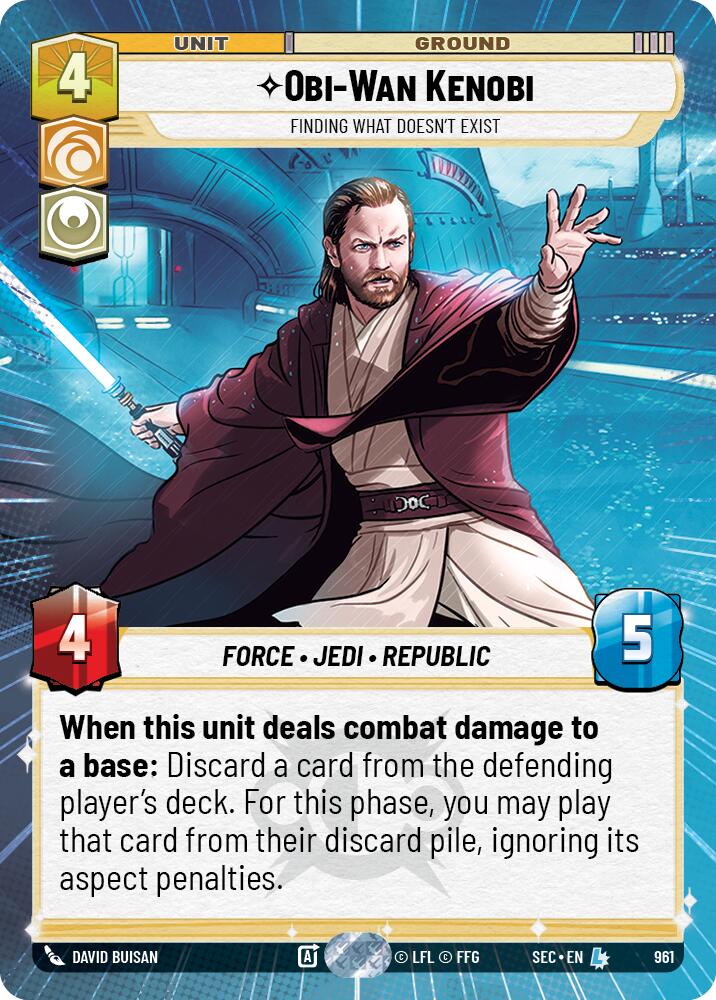 Obi-Wan Kenobi - À la recherche de l'inexistant (Feuille Hyperspace) (961) (961) [Secrets de Puissance]