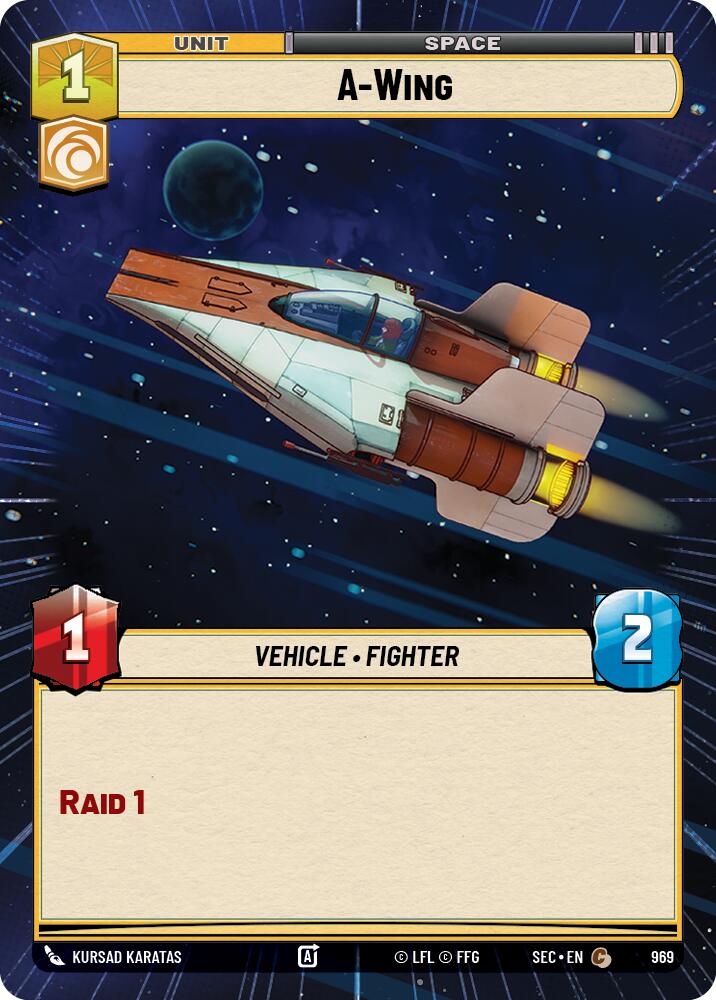 A-Wing - Aile (969) (Feuille Hyperespace) (969) (969) [Secrets du Pouvoir]