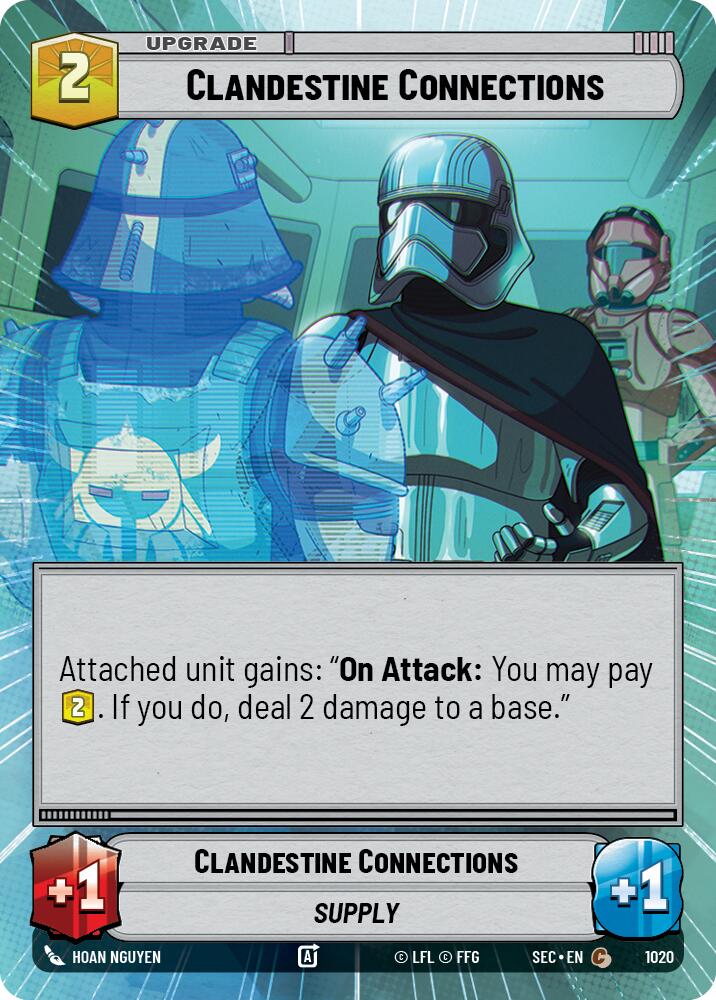Connexions Clandestines (1020) (Hyperspace Foil) (1020) [Secrets de Puissance]