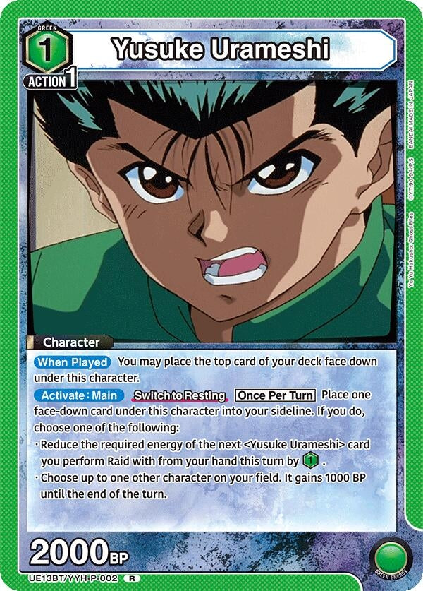 Image for Yusuke Urameshi (002) (UE13BT/YYH-P-002) (UE13BT) - Union Arena
