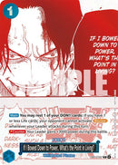 Si me doblegara al poder, ¿qué sentido tiene vivir? (Paquete de campaña del Tesoro del 3er Aniversario) [Cartas promocionales de One Piece]