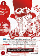 ¡Pero Ace aquí dijo que te lo merecías! (Paquete de campaña del tesoro del 3.er aniversario) [Cartas promocionales de One Piece]