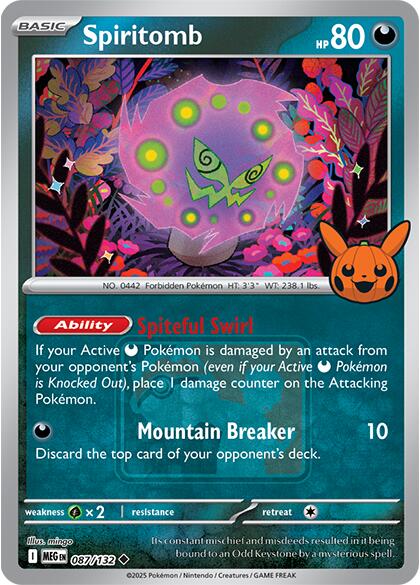 Spiritomb (087/132) (Pokeween 2025) [Cartes diverses]