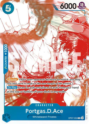 Portgas.D.Ace (OP07-053) (Pack Campagne Trésor 3e Anniversaire) [Cartes Promotionnelles One Piece]