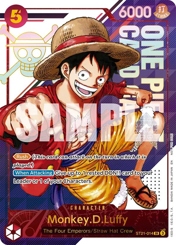 Monkey.D.Luffy (ST21-014) (Pack Promotion 3e Anniversaire) [Cartes Promotionnelles One Piece]