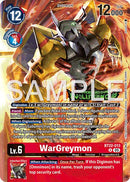 WarGreymon [BT22-013] (Coupe Évolution 2025 Vol. 3 Top 4) [Cyber Eden]
