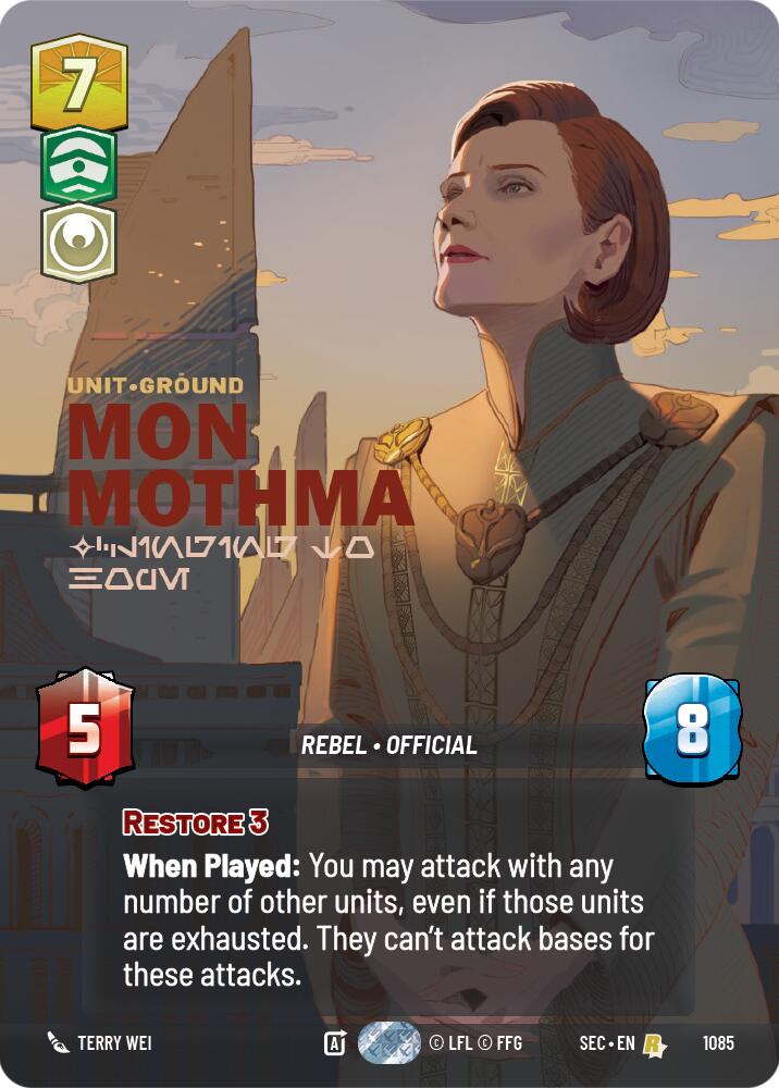 Mon Mothma - S'accrocher à l'espoir (Feuille Prestige) (1085) (1085) [Secrets du Pouvoir]