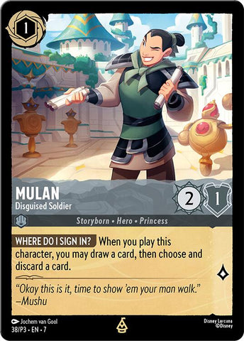 Mulan - Soldado disfrazado (38) [Cartas promocionales]