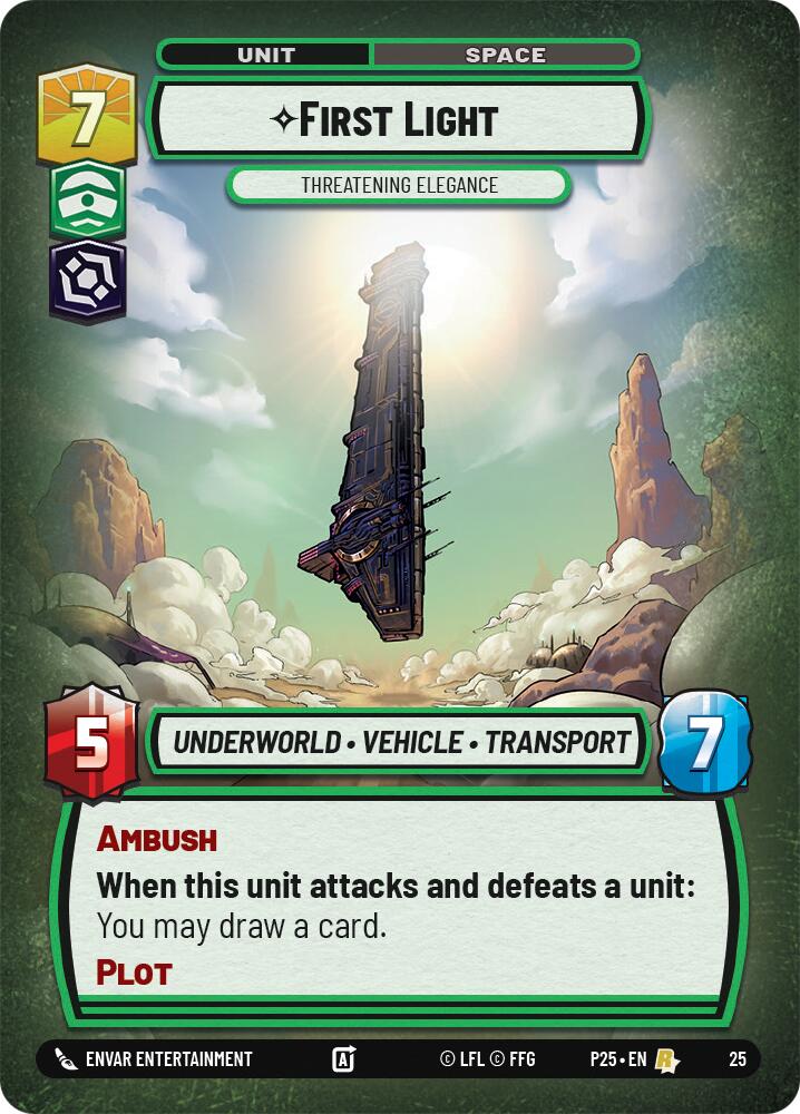 Première lueur - Élégance menaçante (25) (25) [Promos Jeu Organisé]