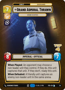 Grand Amiral Thrawn - Grand Stratège (Top 4) (34) (34) [Promos Jeu Organisé]