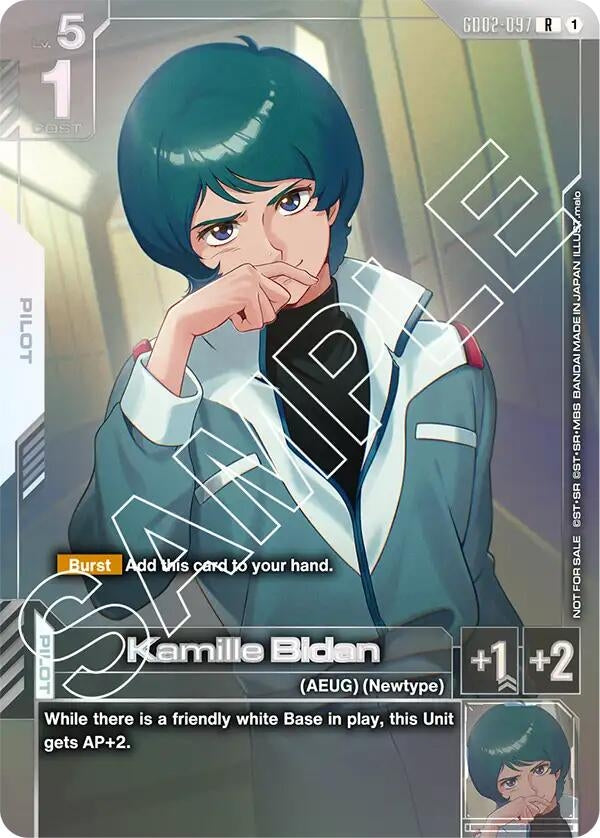 Image for Kamille Bidan (Newtype Challenge 2025 Mission 2) (GD02-097) (GCG-PR) - Gundam Card Game