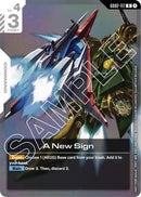 Image for A New Sign (Newtype Challenge 2025 Mission 2) (GD02-117) (GCG-PR) - Gundam Card Game