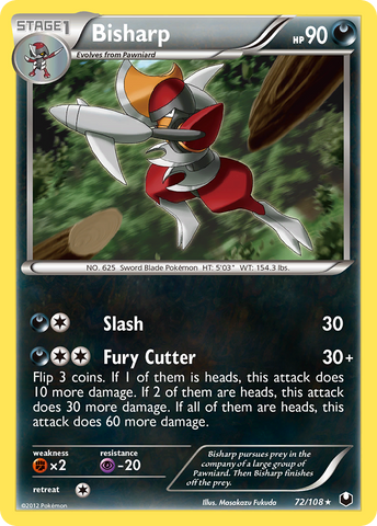 Bisharp (72/108) [Negro y Blanco: Exploradores Oscuros]