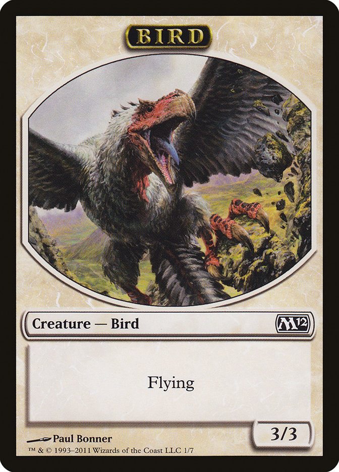 Jeton Oiseau [Magic 2012 Tokens]