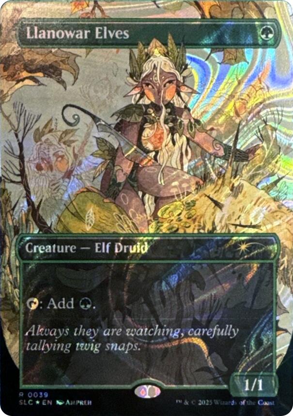 Elfes de Llanowar (Halo Foil) [Secret Lair Countdown Kit]