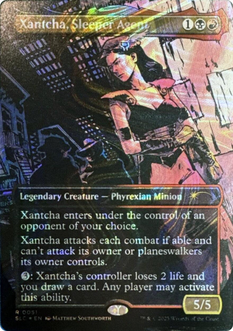 Xantcha, Agente durmiente (lámina de halo) [Kit de cuenta regresiva de Secret Lair]