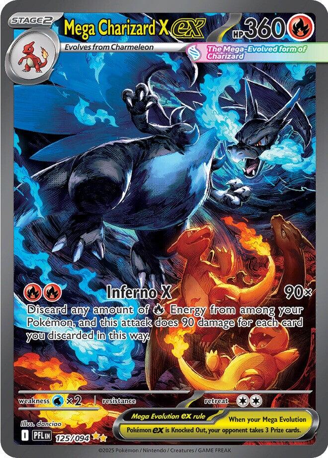 Mega Charizard X ex (125/094) [Megaevolución: Llamas Fantasmales]