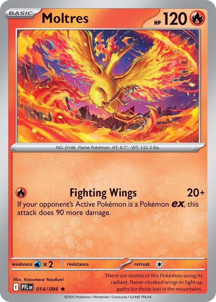 Moltres (014/094) [Mega Evolución: Llamas Fantasmales]