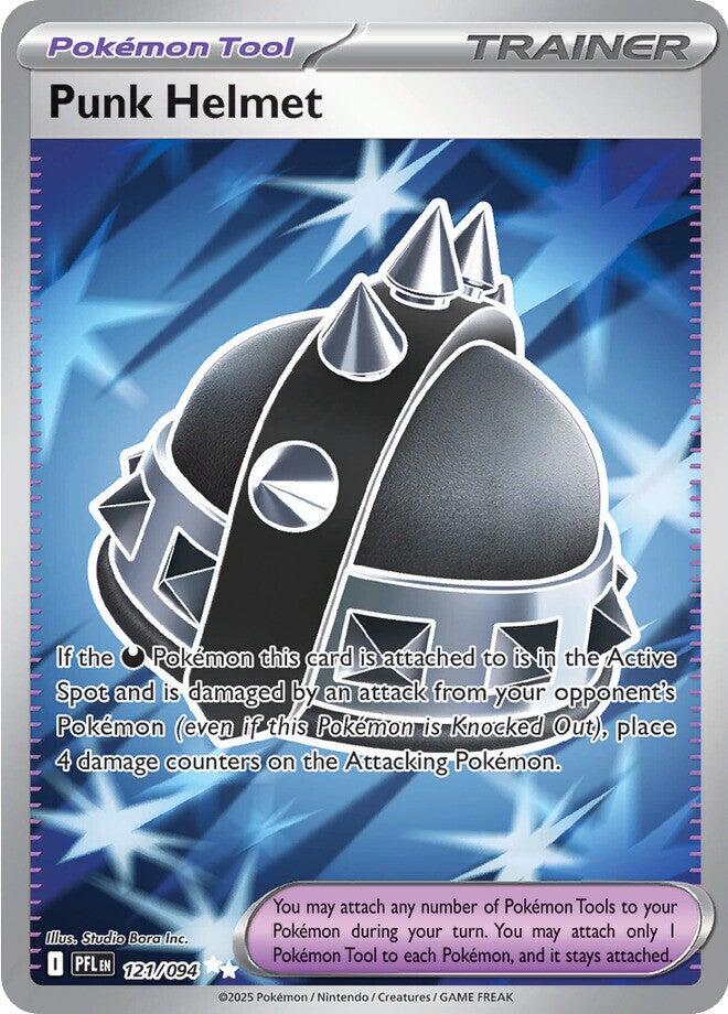 Casco Punk (121/094) [Mega Evolución: Llamas Fantasmales]