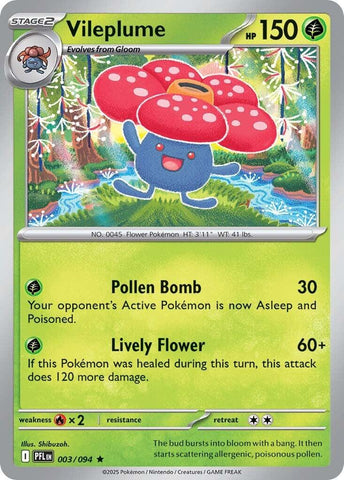 Vileplume (003/094) [Megaevolución: Llamas Fantasmales]
