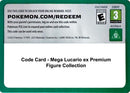 Image for Code Card - Mega Lucario ex Premium Figure Collection (MCAP) - Pokemon