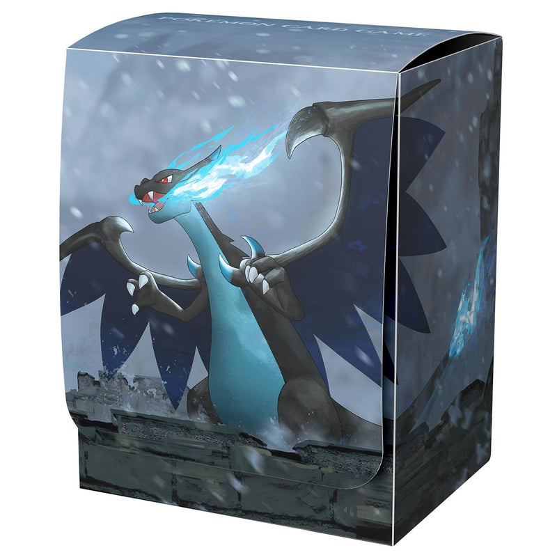 Boîte de rangement de cartes - Méga Dracaufeu X Vieux Château (Exclusivité Pokémon Center Japon)