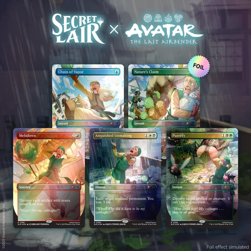 Secret Lair: Drop Series - Avatar: The Last Airbender: Mes choux ! (Édition Premium)