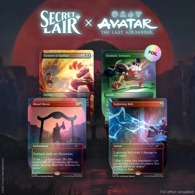 Secret Lair : Série limitée - Avatar : Le dernier maître de l'air : Tout a changé (édition non-foil)