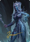 Carte d'art Doppelganger moqueur (Signature estampillée or) [Commander Legends : Battle for Baldur's Gate Art Series]