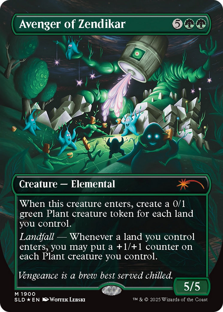 Vengeur de Zendikar (Foil double arc-en-ciel) [Série de l'Antre secret]