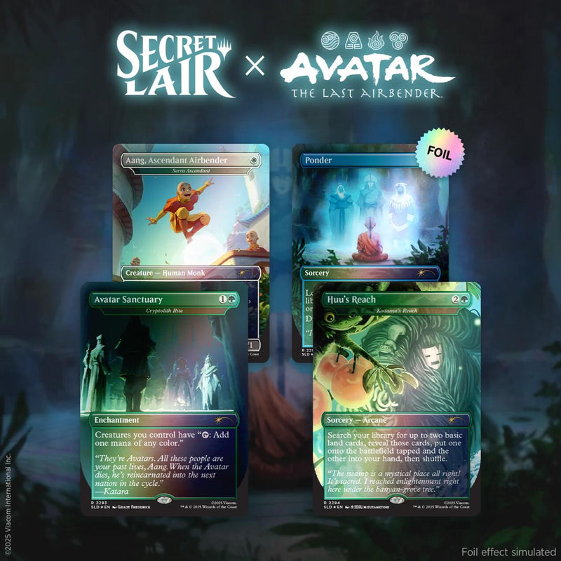 Secret Lair : Collection de drops - Avatar, le dernier maître de l'air : Beaucoup à apprendre (Édition Premium)