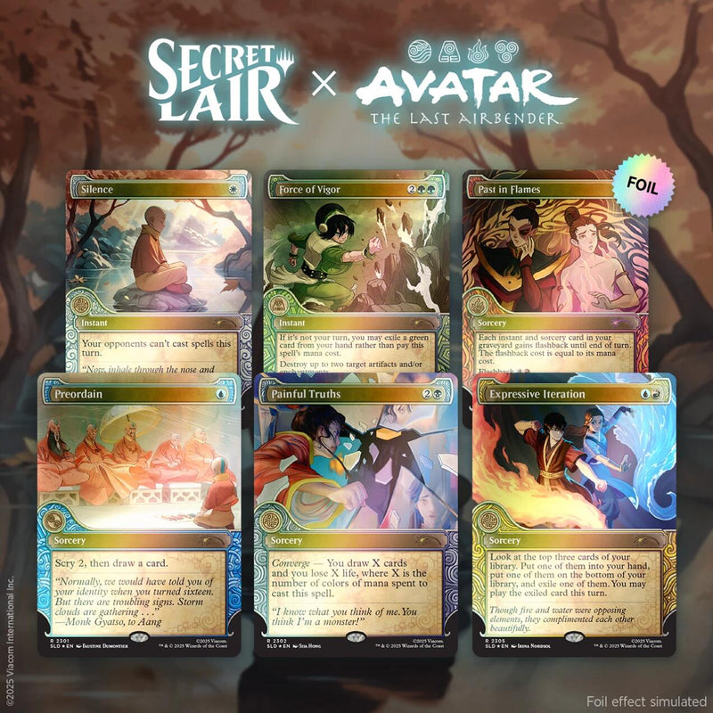 Secret Lair: Drop Series - Avatar: Le dernier maître de l'air : Unité avec les éléments (Édition brillante)