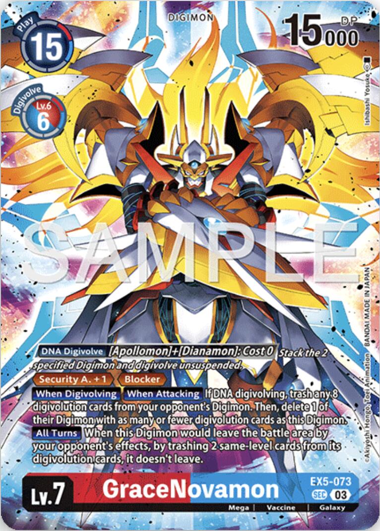 GraceNovamon [EX5-073] (Digimon Story: Time Stranger Edición Coleccionista) [Coliseo de Animales]