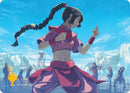 Ty Lee, bloqueadora de chi Art Card (símbolo de Planeswalker estampado en oro) [Avatar: The Last Airbender Art Series]