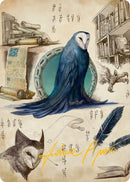 Wan Shi Tong, bibliothécaire – Carte d'art (Signature estampée or) [Série d'art Avatar: The Last Airbender]