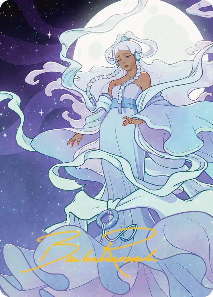 Yue, carte artistique Esprit de la Lune 2 (Signature estampillée or) [Série artistique Avatar : Le dernier maître de l'air]