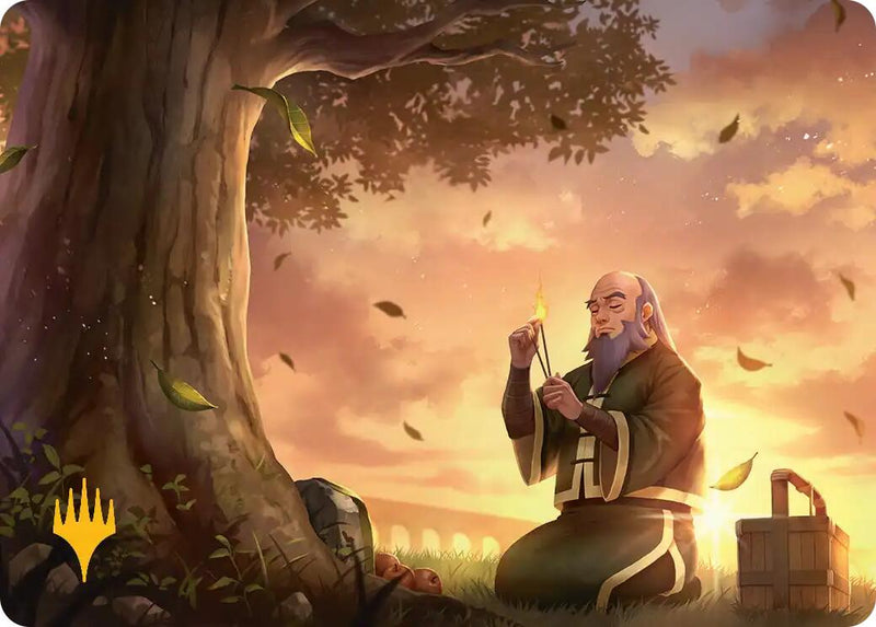 Bastión del Recuerdo Art Card (Símbolo de Planeswalker Estampado en Oro) [Serie de Arte: Avatar: El Último Maestro Aire]
